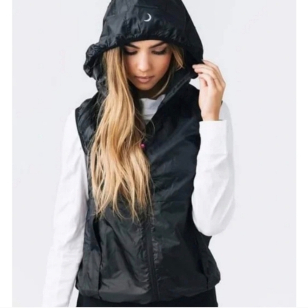 ZYIA Black Hooded Vest